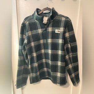 The North Face Quarter Zip Flannel Fleece